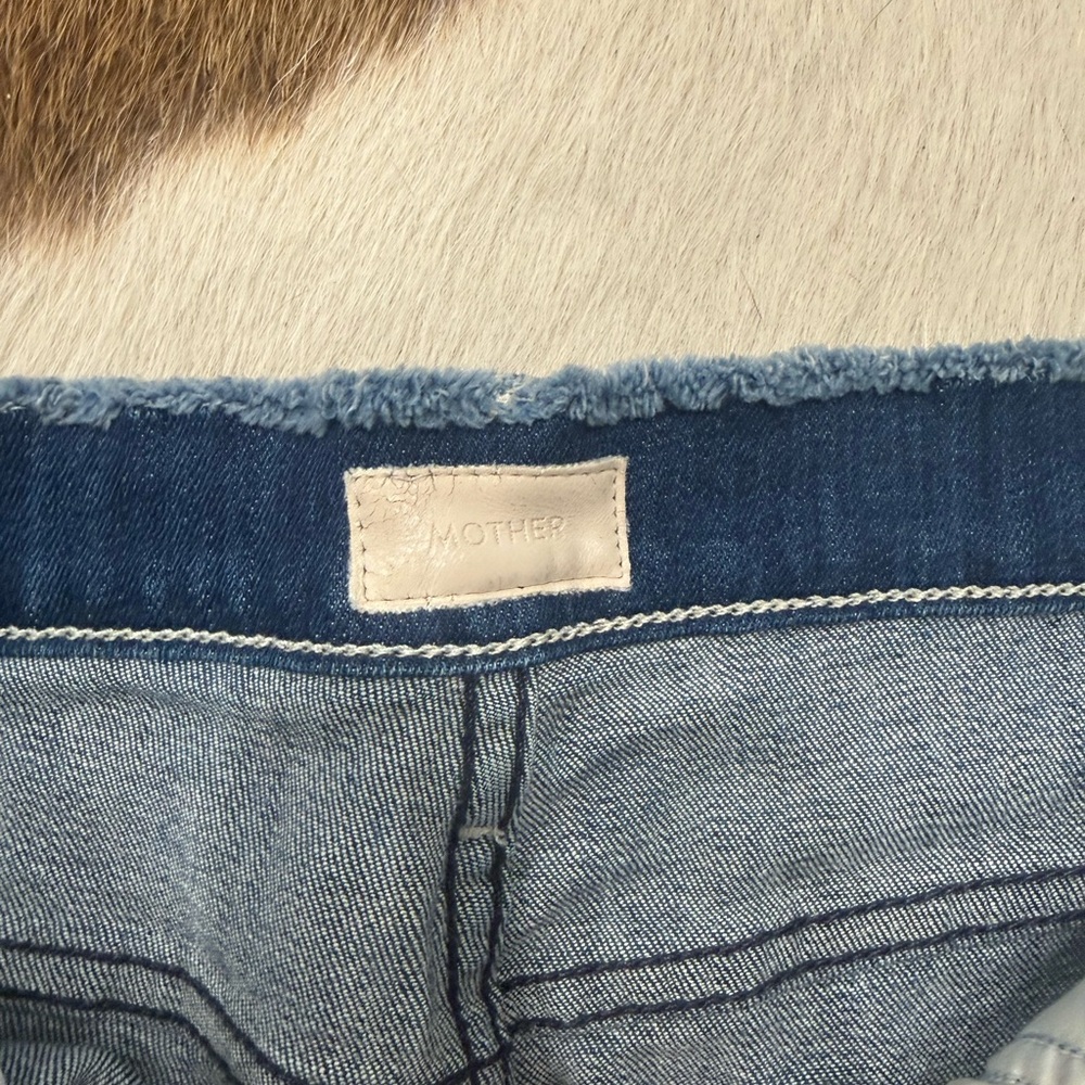MOTHER Women’s Dark Blue Straight Jeans - Picture 5 of 5